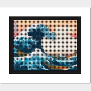 Great Wave Mosaic Posters and Art